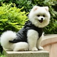 thumbnail image 4 of Windproof Dog Winter Coat Waterproof Dog Jacket Warm Dog Vest Cold Weather Pet Apparel for Small Medium Large Dogs Red M, 4 of 7