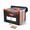 Black 13 grids, variant on 25/13 Pockets Plastic Three Sided Sealed Hanging Rope Flip Organ Bag A4 Multi-layer Folder Office File Storage Bag