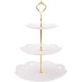 thumbnail image 1 of Zedela - Soporte para tartas de 3 niveles para cupcakes, tabla de quesos, soporte para postres, soporte para tartas, varilla de montaje, soporte para tartas de metal, soporte para servir galletas, decoración de fiestas, bodas, soporte para tartas, plástico, 1 of 7