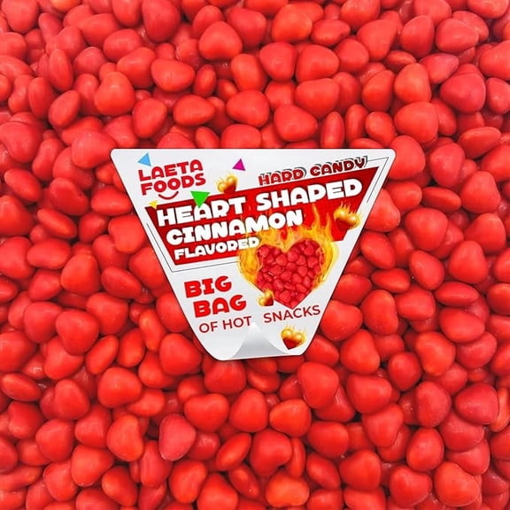 Valentine's Day Cinnamon Hearts | 1 Pound Bag | Hard Candy