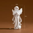 thumbnail image 4 of Cute Praying Angel Statue All White Design with Intricately Sculpted for Friend Family Neighbors Gift, 4 of 4