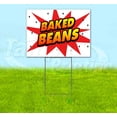 thumbnail image 1 of Wbg Baked Beans (18" x 24") Yard Sign, Includes Metal Step Stake, 1 of 6