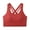 Red, variant on Women's Sports Underwear Cross Back Bralette Bra Wire Free Comfort Seamless Bra Yoga Wear Running Back Training Shock-proof Vest Breasted Bra Red L