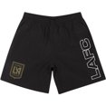 thumbnail image 1 of Nostalgia Co LAFC Los Angeles FC Athletic Workout Shorts para Hombre, Negro, XS, 1 of 2
