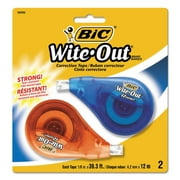 Angle View: 5PK Wite-Out EZ Correct Correction Tape, Non-Refillable, 1/6" x 472", 2/Pack