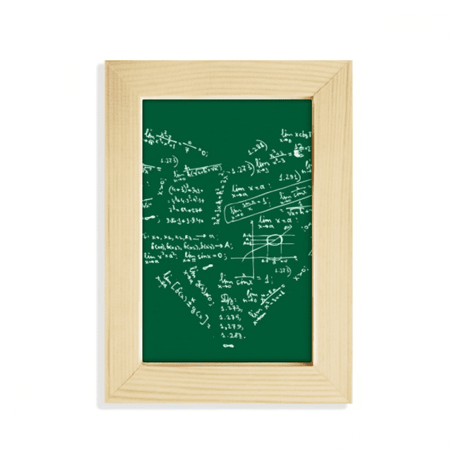 Lits Mathematical Formulas Calculus Painted Desktop Display Photo Frame Picture Art Painting 5x7 inch