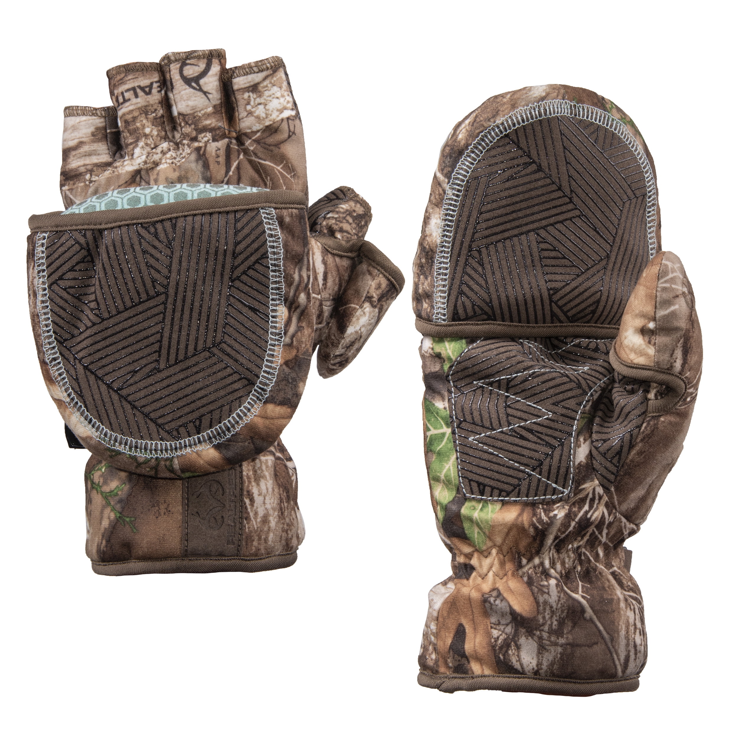 Realtree Edge Women's Pop-Top Hunting Gloves, up to Adult size L/XL
