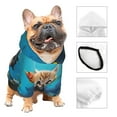thumbnail image 4 of Uemuo Underwater Diving Cat for Winter Dog Hoodie Sweatshirts with Pockets Warm Dog Clothes for Small Dogs Chihuahua-Medium, 4 of 8