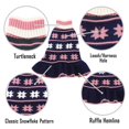 thumbnail image 4 of Suéter para perro Otoño Invierno Ropa para perros Abrigos cálidos para perros Jersey Lindo suéter para perros Vestido con correa Agujero Cuello alto Suéter para perros M, 4 of 5