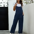 thumbnail image 2 of Fashion Jumpsuits for Women Dressy Plus Size Casual Comfort Solid Color Temperament Long Strap Jumpsuit, 2 of 7
