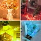thumbnail image 4 of Guirnalda de luces LED Ineximun de 7 pies, 20 LED rosas, impermeables, 4 of 7