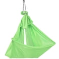 thumbnail image 3 of Aerial Silk, Safe Breathable Elastic Hammock Yoga Hammock Yoga Swing Strength Training Inversion Equipment for Yoga Swing, Yoga Sling, Aerial Dance, Yoga Starter Kit for All Levels, 3 of 7
