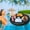 G, variant on HauiWeiLyai Floating Table for Pool, Floating Drink Holder for Pool, Summer Inflatable Pool Float Beer Drinking Cooler Table Bar Tray Beach Swimming Ring Party Bucket Cup Holder for Swimming Pool