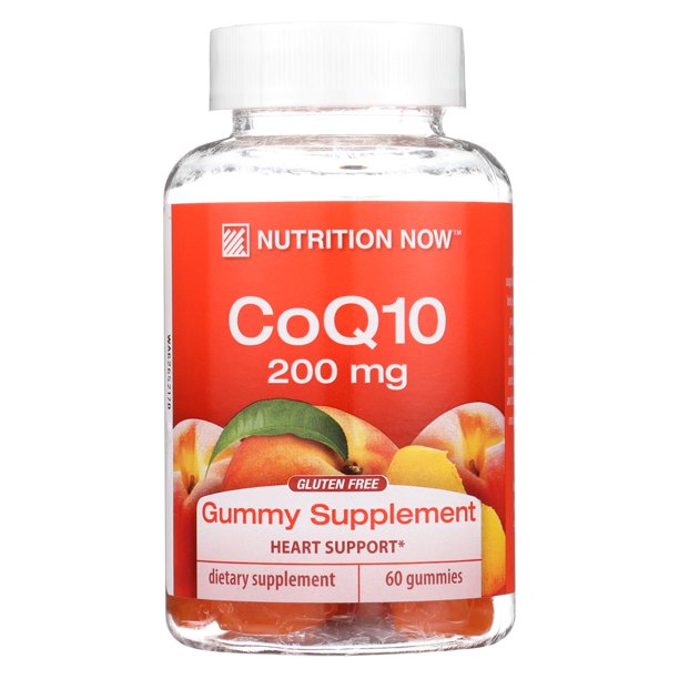 Nutrition Now CoQ10 Adult Gummy Vitamin 60 Gummy Vitamins Walmart