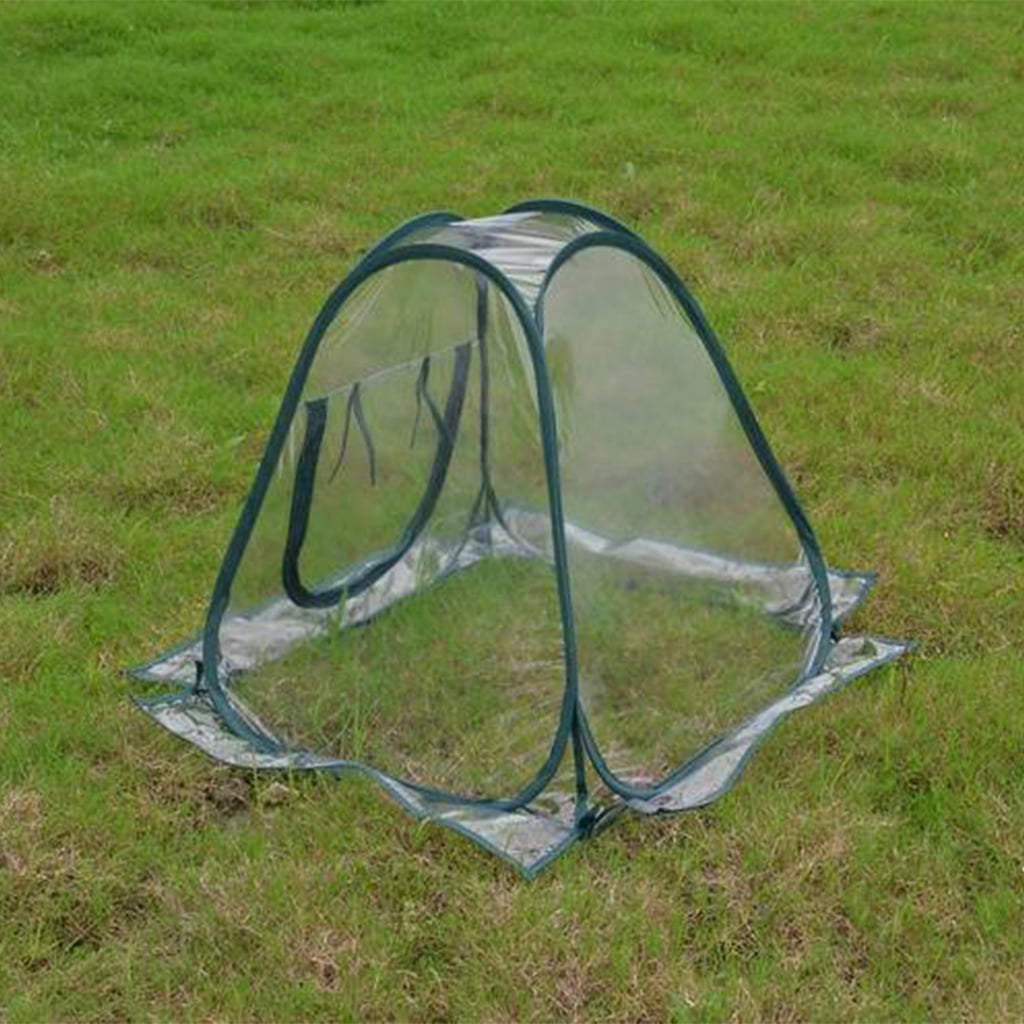 Mini Pop-up Waterproof Greenhouse Indoor Outdoor Gardening Flowerpot Cover Backyard Flower Shelter