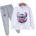 thumbnail image 3 of Conjuntos de ropa para bebés Stitch, trajes para niños de 1 a 16 años, chándales para niños, trajes deportivos de marca para niños, sudaderas con capucha Stich, camisetas y pantalones, conjunto de 2 p, 3 of 5