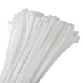 thumbnail image 1 of Unique Bargains 200pcs 16' 53 Lbs Cable Zip Ties Self-Locking Extra Long Nylon Cable Tie Wraps 5/16' for Cord Management, White, 1 of 6