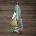 thumbnail image 4 of Redbone Coonhound Spring Path Kitchen Towel 15 in x 25 in, 4 of 5