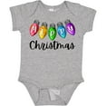 thumbnail image 3 of Inktastic Merry Christmas Rainbow Holiday Lights Boys or Girls Baby Bodysuit, 3 of 5