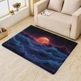 thumbnail image 2 of 80s Rugs for Bedroom - 4x6 Rug - Vaporwave Rug - 80s Sunset Mountain Area Rug - Abstract Synthwave Rugs - Retro Futurism Carpet, 2 of 7