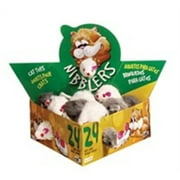 Nibblers Fur Mice Cat Toy, Deluxe Fur Mice Display Box, 24 Small Mice