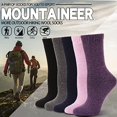 thumbnail image 2 of 4 Pairs Womens Fuzzy Socks Size 6-10 Fleece Fluffy Cabin Plush Warm Sleep Soft Cozy Winter Adult Socks, 2 of 6