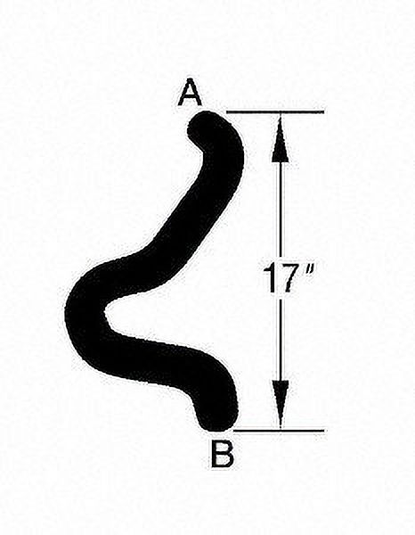 Dayco Molded Radiator Hose Fits select: 1988-1993 CHEVROLET GMT-400, 1989-1993 GMC SIERRA