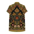thumbnail image 4 of purcolt Womens Short Sleeve Shirts V Neck Floral Printed Button Tunic Tops Dressy Casual T Shirts Summer Blouses, 4 of 6