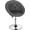 Grey, variant on LiteHaven  Adjustable Vanity Chair with Round Tufted Back, Swivel Leather Salon Chair for Bedroom, Living Room, Office Set of 1 Black