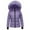 c01Purple, variant on Arnsht Womens Winter Coats Quilted Thicken Warm Puffer Ski Jacket Faux Furry Lined Hooded Waterproof Outdoor Comfy Down Jackets Pink M