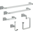 thumbnail image 2 of Delta Dryden Chrome Solid Print Art Deco Wall-Mounted Commercial Toilet Paper Rollers, 2 of 6
