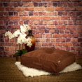 thumbnail image 6 of Nassau Collection 24" Brown Transitional Floor Pillow, 6 of 6