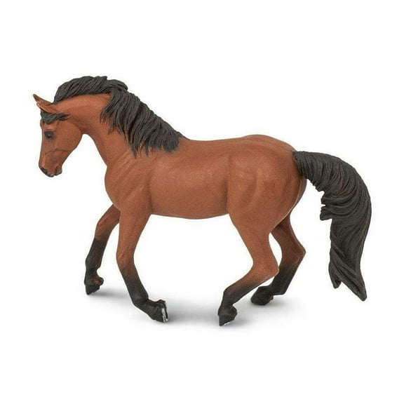 Safari Ltd. Morgan Mare Figurine - Lifelike 6" Horse Figure - Fun Educational Toy for Boys, Girls, and Kids Ages 3 