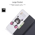 thumbnail image 4 of Galaxy Tab A 8.0 (2019) Case P200 P205, Allytech Slim Cute Pattern PU Leather Folio Stand Cards Slots Wallet Case Cover for Samsung Tab A with S Pen 8.0 Inch Tablet SM-P200/SM-P205, Shy Panda, 4 of 7