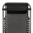 thumbnail image 4 of Infinity Zero Gravity Chair Pack 2, Outdoor Lounge Patio Chairs with Pillow and Utility Tray Adjustable Folding Recliner for Deck,Patio,Beach,Yard, Black, 4 of 8