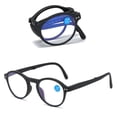 thumbnail image 2 of 3 Pairs Folding Reading Glasses Blue Light Blocking Pocket Readers With Box, 2 of 5