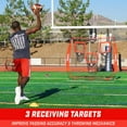 thumbnail image 3 of Football Throwing Net - 8 x 8 ft or 6 x 6 ft Nets - Choose Black or Red, 3 of 6