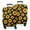 Black Sunflower Pattern, variant on Black Sunflower Pattern Luggage Cover Fashion Suitcase Cover Baggage Covers Fit 25-28 Inch Luggage (Go Travel)