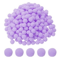 0.4inch Pom Poms for Crafts, 500pcs Pompoms for Crafts Puff Balls Bulk Fuzzy Balls for Hats Christmas Art DIY, Light Purple