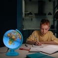 thumbnail image 6 of Light Up Educational World Globe, Illuminated Desk Globe for Kids, Geography Learning Globe for Home & Classroom, 6 of 9