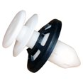 thumbnail image 2 of Crown Automotive Retenue de Panneau 6509673AA Remplacement OE; Blanc/noir; Plastique; Simple, 2 of 2