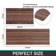 thumbnail image 7 of Brown Boho Tribal Hexagons and Stripes Pattern Kitchen Rugs Sets Of 2,Anti Fatigue Kitchen Mat Rugs Non Slip Washable,Decorative Kitchen Floor Mats for Kitchen,Sink,Laundry,17"x30"+17"x47", 7 of 7