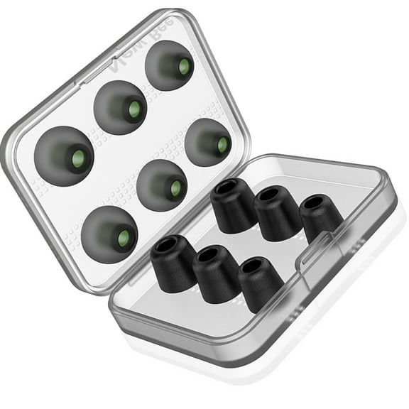 Yammee Memory Foam Earbud Tips for Wireless Headphones Noise Canceling Earbud Replace