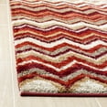 thumbnail image 4 of SAFAVIEH Tahoe Simonette Chevron Area Rug, Beige/Terracotta, 5'1" x 7'6", 4 of 8