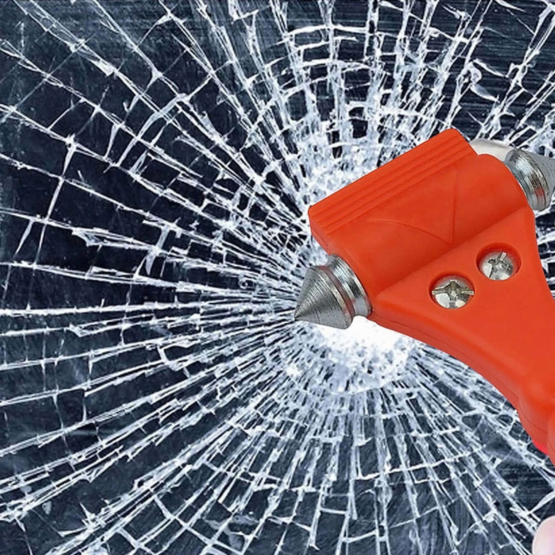 PRIME - 3Auto Emergency Rescue Escape Tool-Seatbelt Cutter & Window Glass Breaker Hammer