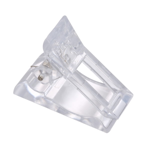 walmeck Set Of 5Pcs Transparent Nail Gel Quick Building Nail Tips Clips Finger Nail Extension LED Builder Clamps Manicure Nail Art Tool Kit