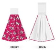 thumbnail image 2 of Sikiie Butterfly Hand Towel with Loop Hanging Towel Absorbent Tie Towels for Kitchen Tea Bar Bathroom Decor, 2 of 7