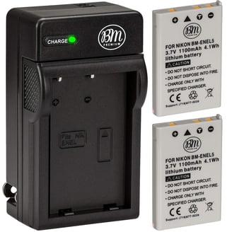 Replacement Battery and Charger for Nikon EN-EL14 / EN-EL14a for
