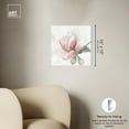 thumbnail image 5 of Faded Blush Rose Floral Fine Wall Art Canvas Wall Art by Art Remedy, Gallery Wrapped, 16" x 16", 5 of 7