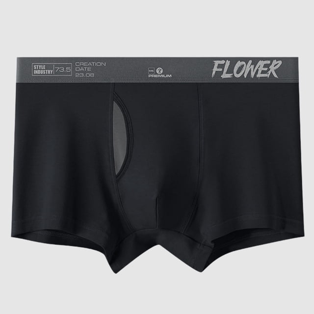Ropa Interior Para Hombre. Calzoncillos Cómodos De Tiro Medio Con Diseño De Bloques De Color Y Detalles De Letras Para Uso Diario. Tejido Transpirable Y Absorbente Para Todas Las Estaciones.